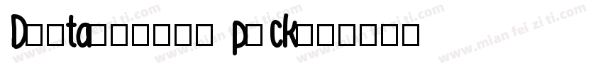 Dentalfloss pick字体转换